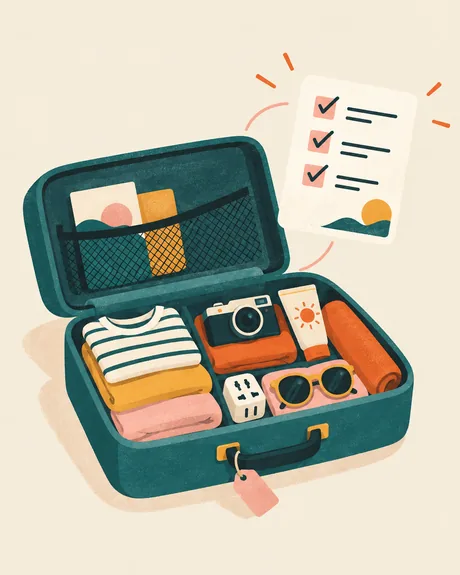 A packing list that writes itself