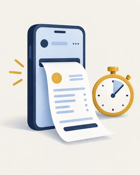Invoices in minutes